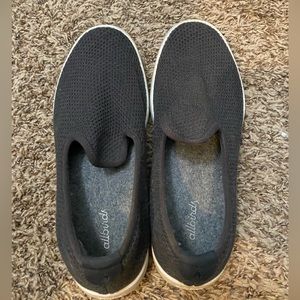 Black/Charcoal allbirds tree loungers size 8 W